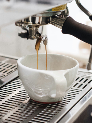 淹れたてのコーヒー